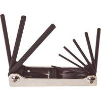 Klein Tools 70591 Folding Hex Key Set, 9 Pcs., Imperial