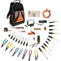 Klein Tools 80141 Jeu doutils pro avec sac à dos à outils, 41 morcea