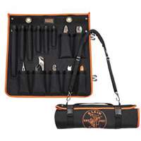 Klein Tools 33525SC Insulated Utility Tool Kit with Roll Up Pouch, 1000 V, 13 Pcs