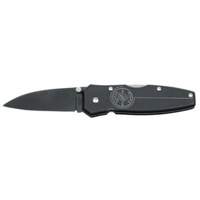 Klein Tools 44000-BLK Lockback Knife, Stainless Steel, Aluminum Handle
