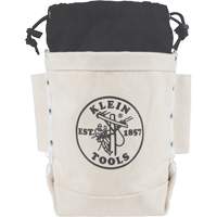 Klein Tools 5416TCP Sac &agrave; outils extra haut avec boulon de fermeture sup&eacute;rieure, Porte-outil, Toile, 3 Poches