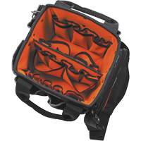Klein Tools 5541610-14 Tradesman Pro Tool Tote, Ballistic Nylon, 40 Pockets, Black/Orange