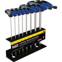 Klein Tools JTH68M Jeu de cl&eacute;s hexagonales m&eacute;triques &agrave; poign&eacute;e en T, 8 mcx, M&eacute;trique