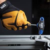 Klein Tools JTH68M Jeu de cl&eacute;s hexagonales m&eacute;triques &agrave; poign&eacute;e en T, 8 mcx, M&eacute;trique