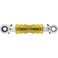 Klein Tools KT223X4-INS Lineman's Insulating Box Wrench, 12 Point, 1/2''/3/4''/9/16'' 5/8'', Chrome Finish