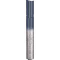 Freud 04-104 Router Bit - Double Flute Straight Bit, 1/4" Dia., 3/8" H, 2" L, 1/4" Shank