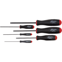 Bondhus 10686-BON Jeux de tournevis ball driver - M&eacute;trique, 6 mcx