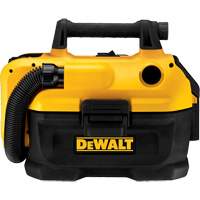 DEWALT DCV580H Aspirateur pour d&eacute;bris secs et mouill&eacute;s Max (outil seulement), 18 V/20 V, Capacit&eacute; 2 gal.