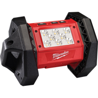 Milwaukee 2361-20 M18 ROVER Flood Light, LED, 8 W, 1500 Lumens, Rubber Housing