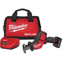 Milwaukee 2520-21XC M12 Fuel Hackzall&reg; Reciprocating Saw Kit, 12 V, Lithium-Ion Battery, 0 - 3000 SPM