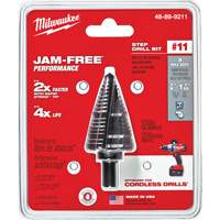 Milwaukee 48-89-9211 #11 Step Drill Bit, 7/8" - 1-7/32" , High Speed Steel