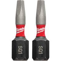 Milwaukee 48-32-4421 Forets &agrave; chocs Shockwave, Carr&eacute;e, #1, Prise 1/4"