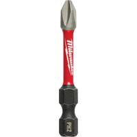Milwaukee 48-32-4462 Shockwave Impact Power Bit, Phillips, #2 Tip, 1/4" Drive Size, 2" Length