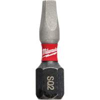 Milwaukee 48-32-4722 Foret &agrave; chocs Shockwave, Carr&eacute;e, #2, Prise 1/4"