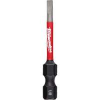 Milwaukee 48-32-4916 Shockwave Impact Power Bit, Slot, 1/8"/#6 Tip, 1/4" Drive Size, 2" Length