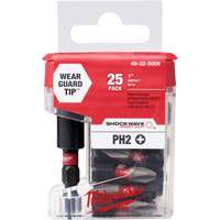 Milwaukee 48-32-5009 Porte-embout magn&eacute;tique Shockwave avec embouts Phillips