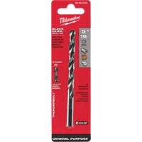 Milwaukee 48-89-2726 Thunderbolt&reg; Jobber Drill Bit, High Speed Steel, 5/16", 4-1/2" L, 3-3/16" Flute, 135° Point Angle
