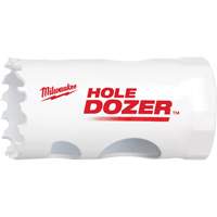 Milwaukee 49-56-9612 Scie-cloche Hole Dozer, 1-3/16", Profondeur de la coupe 1-5/8", Bim&eacute;tal