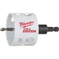 Milwaukee 49-56-9669 Hole Dozer Hole Saw with Arbor, 2-1/2", 1-5/8" Depth of Cut, Bi-Metal