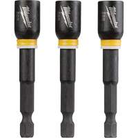 Milwaukee 49-66-4733 Tourne-&eacute;crou Shockwave Impact Duty, Embout 1/4", Prise 5/16", 2-9/16" lo, Magn&eacute;tique