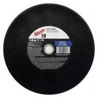 Milwaukee 49-94-1410 Meules &agrave; tronçonner d'usage g&eacute;n&eacute;ral, 14" x 3/32", Arbre de 1", Type 1, Oxyde d'aluminium, 4365 Tr/min