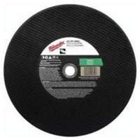 Milwaukee 49-94-1470 Meules &agrave; tronçonner d'usage g&eacute;n&eacute;ral, 14" x 1/8", Arbre de 20 mm, Type 1, Oxyde d'aluminium, 5400 Tr/min