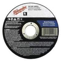 Milwaukee 49-94-4505 Meules &agrave; tronçonner &agrave; centre abaiss&eacute;, 4-1/2" x 0,045", Arbre de 7/8", Type 27, Oxyde d'aluminium, 13580 Tr/min