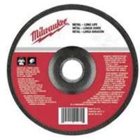 Milwaukee 49-94-6330 Meule, 6" x 1/4", Arbre 5/8"-11, Oxyde d'aluminium, Type 27