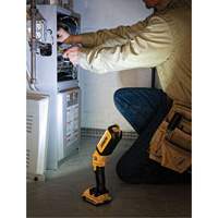 DEWALT DCL050 Max Cordless Hand-Held Area Light, LED, 500 Lumens, 3 Hrs. Run Time, Rechargeable Batteries, Not Included