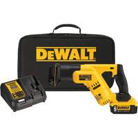 DEWALT DCS387P1 Max Compact Reciprocating Saw Kit, 20 V, Lithium-Ion Battery, 0-2900 SPM