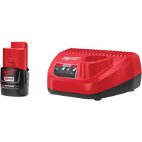 Milwaukee 48-59-2420 M12 Redlithium System Starter Kit, 12 V, Lithium-Ion