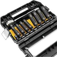 DEWALT DW22812 Ready Socket Set, 10 Pcs, Impact, 1/2" Drive Size