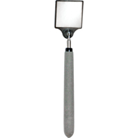 Mag-Mate 312A Acrylic Inspection Mirror, Square, 2" L x 2" W, Telescopic
