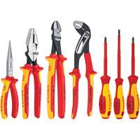 Knipex 9K 98 98 26 US Ensemble d'outils isol&eacute;s, 1000 V, 7 M