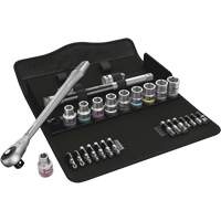 Wera Tools 05004080001 Zyklop Imperial Metal Ratchet Set, 28 Pcs, 1/2" Drive Size