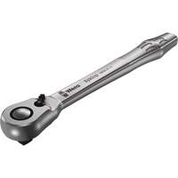 Wera Tools 5004004001 Zyklop Metal 1/4 Metal Ratchet with switch lever, 1/4" Drive, Plain Handle