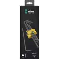 Wera Tools 5133180001 Jeu de cl&eacute;s hexagonales Plus, 9 mcx, Imp&eacute;rial