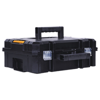 TSTAK<sup>®</sup> II Tool Box with Flat Top, 13" W x 17-1/4" D x 6-3/8" H, Black  TYP047 | TENAQUIP