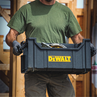 DEWALT DWST08205 ToughSystem&reg; Tote, 21-29/32" x 12-13/32" x 10-29/32", Black