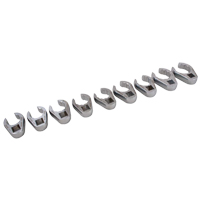 Gray Tools 65909 Wrench Set, Crowfoot, 9 Pieces, Metric