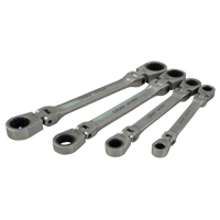 Gray Tools 59804A Jeu de cl&eacute;s, T&ecirc;te articul&eacute;e, 4 morceaux, Imp&eacute;rial
