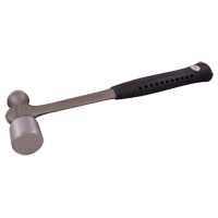 Gray Tools 216S Ball Pein Hammer with Forged Handle, 16 oz. Head Weight, Plain Face