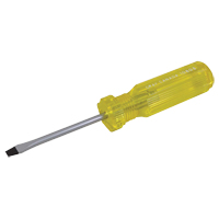 Gray Tools 10603 Slotted Screwdriver, 3/16", 6-1/2" L, Plastic Handle