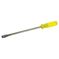 Gray Tools S010 Slotted Screwdriver, 1/2", 14-1/2" L, Plastic Handle
