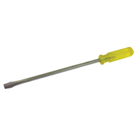 Gray Tools S012 Slotted Screwdriver, 1/2", 16-3/4" L, Plastic Handle