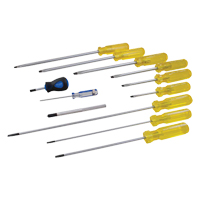 Gray Tools SCD12 Slotted Screwdriver Set, 9 Pcs.