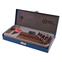 Gray Tools 698115 Jeu de cl&eacute;s hexagonales, 15 mcx, Imp&eacute;rial
