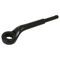 Gray Tools 66536 Strike-free Leverage Wrench, 12 Point, 36 mm, 45° Offset, Black Oxide Finish