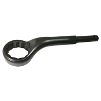 Gray Tools 66580 Strike-free Leverage Wrench, 12 Point, 80 mm, 45° Offset, Black Oxide Finish