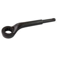 Gray Tools 66646 Strike-free Leverage Wrench, 12 Point, 1-7/16", 45° Offset, Black Oxide Finish